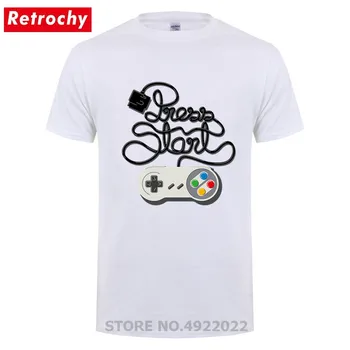 Za Gamer T Shirt Smešno igre na Srečo 80s 90s PS4 Tshirt Video Igre Majica Geek Design Xbox Igre Playstation T-Shirt Moški Hipster Vrh Tee
