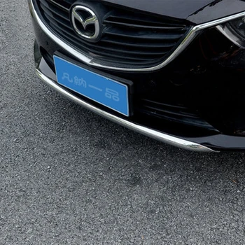 Za Mazda 6 M6 Atenza Limuzina 2013 2016 ABS Chrome Spredaj, Zadaj, Spodaj v Sredini Odbijača Dirke Rešetka Ornamenti Kritje Okraskov