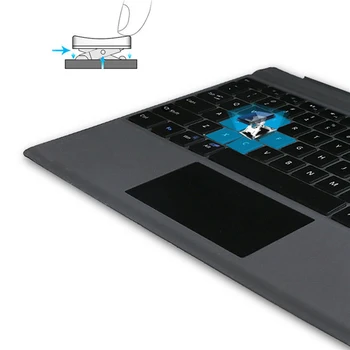 Za Microsoft Surface Pro 3 4 5 Tablet Magnetni Bluetooth Tipkovnico za Prenosni RAČUNALNIK Gaming Tipkovnica