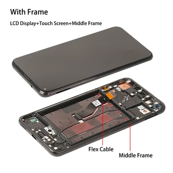 Zaslon Za Huawei Honor V20 LCD Zaslon Steklena Plošča, Dodatke, nadomestilo Za Čast V 20 Prikaz 20 LCD Zaslon Skupščine PCT,-L29