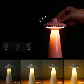 Zatemniti Led Nočna Lučka NLP namizne Svetilke USB Polnilne za Otroke Baby Postelji Spalnica, dnevna soba Študija Ozračja Osvetlitev