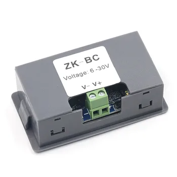ZK-BC 4.5-32v 12v 24v Svinčevi litijeva baterija Voltmeter ampermeter 18650 zmogljivosti tester za baterije zaslon USB hitri polnilnik QC3.0