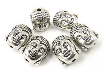 Zlitine kroglice Buda glavo kroglice za DIY buddhistical nakit tibera kovinski distančnik kroglice čar