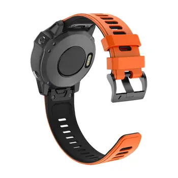 Šport Silikonski Watchband Wriststrap za Garmin Fenix 6X 6 6S Pro 5X 5 5S Plus 3HR MK1 20 22 26 mm EasyFit Hitro Sprostitev wirstband