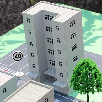 1:144 Stavba poslovna Stavba Model Mestnih Ulic Dekoracijo za Model Pesek Tabela
