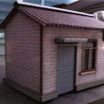 1:87 HO Merilu Železniške Hiši Model Pesek Tabela Scene Dekoracijo Modela Stavbe Kompleti