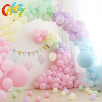 100 kozarcev 5inch/10palčni Macaron Barve Latex Balon Poročno Dekoracijo Baloons Otroka Rojstni dan Valentinovo Dekor Balon