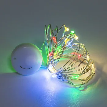 10pcs/veliko Bakrene Žice LED Niz luči 1M 2M 3M Vodotesen Božično razsvetljavo Za Božično zabavo, Poroko Dekoracijo