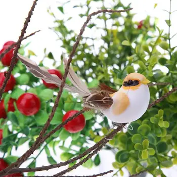 12pcs/Set Srčkan Umetno Ptico Model Mini Doma Vrt Dekoracijo Simulacije Ptica Modeliranje Doma Kreativna Darila, Obrti
