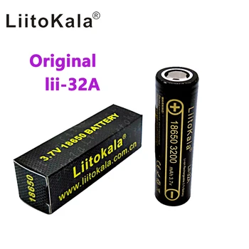 1PCS Prvotne LiitoKala Lii-32A 18650 3200mAh Akumulatorsko Baterijo 3,7 v Li-ion Baterije