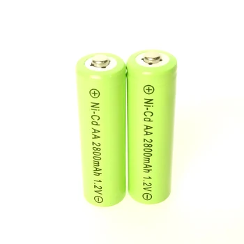 2-24pcs 1,2 V NiCd AA 2800mAh Trajno Polnjenje Baterije Za svetilko zelena