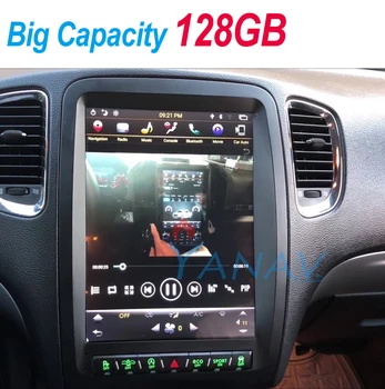2 Din Android Avto Radio Audio magnetofon Za Dodge Durango-2016 Navpično GPS Navi avtomobilski Stereo sistem Multimedijski Predvajalnik, vodja enote