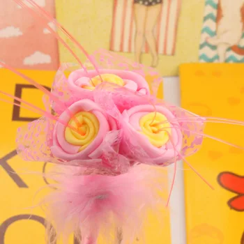 20 Kos Kreativni Tiskovine Valentinovo Poroka Simulacije Rose Kemični Svinčnik Kawaii Šolske Potrebščine Peresa za Pisanje