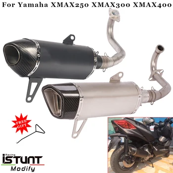 2017 2018 2019 Xmax 250 Xmax 300 izpuh motocikla Spremenjen Izpušni Glušnik Zdrsne Na Za YAMAHA Xmax 250/300 Skuterji