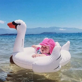 2018 Baby Plavanje Float baby Seat Float Napihljivi Flamingo Swan Bazen Float Baby Poletno Vodno Zabavo Bazen Igrača Otroci Plavanje obroč
