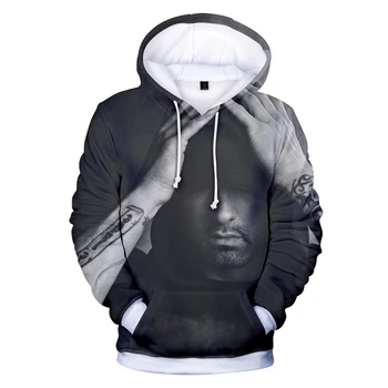 2019 Vroče Rapper EMINEM 3D Hoodies Moški/ženske Jeseni Mode Hip Hop Harajuku Sweatshirts 3D Tiskanja EMINEM Moški pulover s kapuco