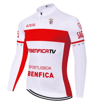 2020 Lisboa BENFICA kolesarski dres z dolgimi rokavi poletje pomlad mallot ciclismo Moških in žensk kolo jersey