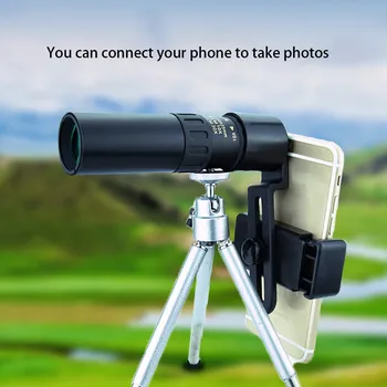 2020 Močan Oko Daljnogled Z Stojalo Prenosni 4K 10-300X40mm Super Telefoto Zoom Oko Teleskop Za Kampiranje