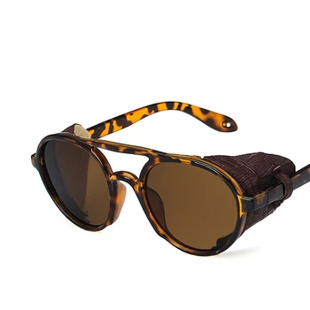 2020 Nova sončna Očala, blagovno Znamko, Design, Okrogle Sunglass Moški Ženske Letnik Punk sončna očala UV400 Odtenki Očala Oculos de sol