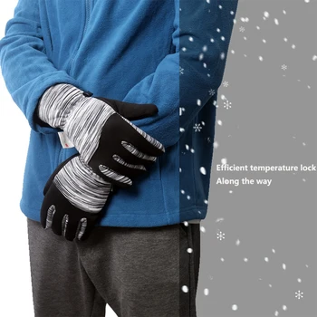 2020 nove zimske smučarske toplo zaslon na dotik rokavice za moške in ženske, modni toplo žamet športih na prostem, kolesarske rokavice