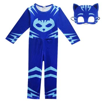 2020 Novih Izdelkov Risanka Prikriti Človek Mali Junak Owlette Dekle Otroka Prikriti Cosplay Otrok Halloween Obleko Owlette