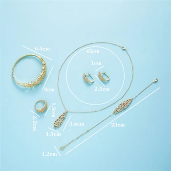 2020 SEP Caftan poročni nakit set za ženske, modni nakit set bakra visoke kakovosti nakit set
