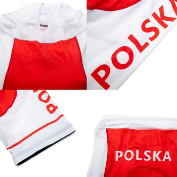 2021 Ekipa Poljske Kolesarjenje Oblačila MTB Gorsko kolo Oblačila za Moške Kratke Nastavite Ropa Ciclismo Kolo Nositi Oblačila, ki so Maillot Culotte