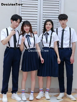 2021 japonski korejski mornar, ki bo ustrezala cosplay kostume šolskih uniformah luštna dekleta jk študent oblačila sklop priložnostne fant šolskih uniformah