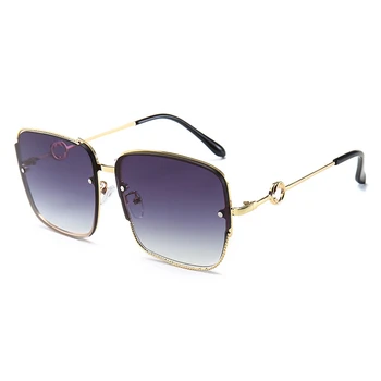 2021 Luksuzni Kvadratnih sončna Očala Ženske Vintage sončna Očala Gradient Sunglass Moških Očala Oculos Feminino Lentes Gafas De Sol UV400