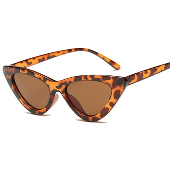2021 modna ženska sončna očala znamke Oblikovalec vintage retro trikotni cat eye glasses oculos De Sol Pregleden ocean uv400