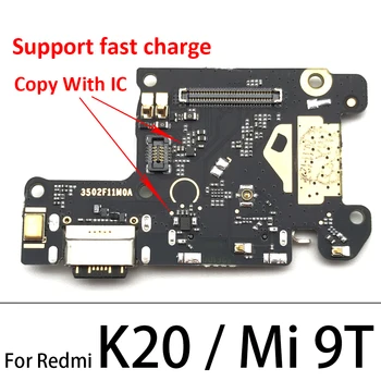 20Pcs,Polnjenje prek kabla USB Vrata za Polnilnik Odbor Flex Kabel Za Xiaomi Mi 9T 10T Redmi K20 Opomba 8 Pro Dock Priključite na Priključek Z Mikrofonom