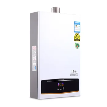 24KW električnega grelnika vode 12L Konstantna vrsta Zemeljski plin / UNP temperatura močno izpušnih plinov, bojler