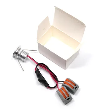 24pcs 1W Super Mini LED Spot Osvetlitev AC220V AC110V Srebrna LED Stropni Down Light Svetilka Poslovne / Projekt Razsvetljave IP52