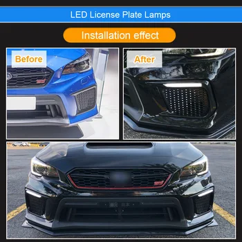 2pcs Avto Dinamično DRL Nepremočljiva 12V LED Dnevnih Luči+Zaporedno LED Vključite Opozorilne Luči Za Subaru WRX 2018 2019 2020