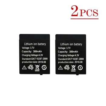 2Pcs/Veliko Lq-s1 3,7 v Pametno Gledati Dz09 Zamenjavo Baterije 380mAh Li-ion Li Polymer Baterija Za Smart Watch DZ09 QW09 W8 A1 V8 X6
