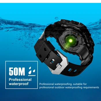 50M Strokovno Nepremočljiva S816 Kompas Zunanji Kopanje, Potapljanje Pisane Pametna Zapestnica Band Watch Srce Monitor Fitnes Tracker