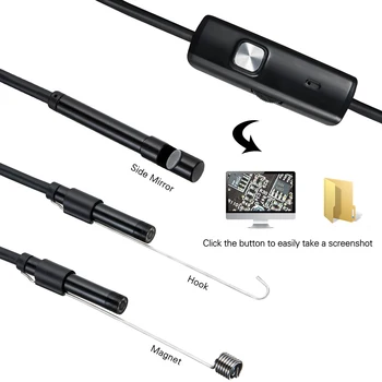 720P 8 MM OTG Android Endoskop Fotoaparat 1M Video Endoskop Borescope Pregledovalna Kamera Windows USB-Endoskop za Avto