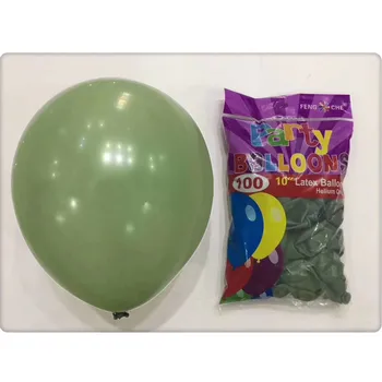 84pcs Avokado Zelen Balon Garland Arch Kit Chrome Zlato Latex Balon Komplet Rojstni dan Okraski Otroci Baby Tuš Dobave