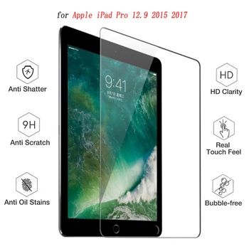 9H Screen Protector za iPad Pro Za 12,9 Kaljeno Steklo Tablet Zaščitni Zaslon film Anti-Scratch za iPad Pro za 12,9 palčni 2017 2018