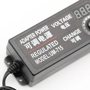 AC 100-220V DC 3V-12V 3V-24V 9V-24V 2A 3A 5A za izmenični tok Nastavljiv vtič LED Driver display adapter led trak svetlobe