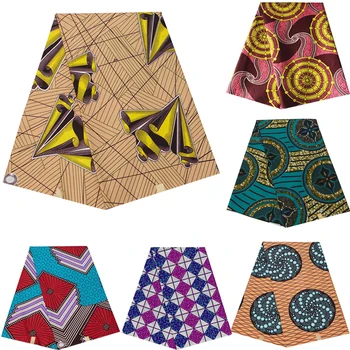 Ankara Afriki Natisne Tissu Pravi Vosek Loincloth Tkanine, Obleka Material za Šivanje, Izdelava Plovila, dodatno Opremo Mozaik DIY Poliester