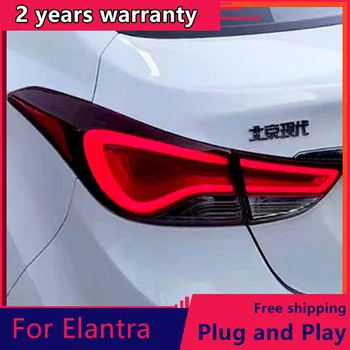 Avtomobilska dodatna oprema za Hyundai Elantra Luč 2010-2017 Tuscon LED Elantra Rep Luči Zadaj Lučka DRL+Zavora+Park+Opozorilne Luči za Meglo