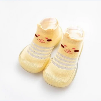 Baby Čevlji Prvi Čevlji Unisex Malčka Prvi Walker, Fantje, Dekleta, Otroci Mehke Gume, ki je Edini Tla Čevlji Plesti Škorenjčki Anti-slip