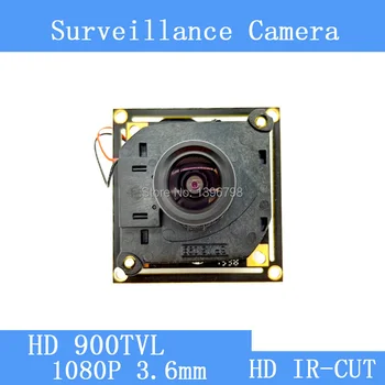 Barva HD CMOS 900TVL CCTV Kamere Modul 1080P 3.6 mm Objektivom + PAL ali NTSC Dodatni nadzor kamere, IR-CUT dual-filter stikalo