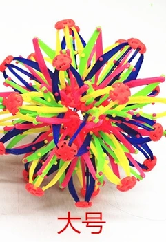 Barvita Teleskopsko Žogo Plastičnih Chlidren Igrača Smešno Teleskopsko Žogo Teleskopsko Cvetenja Krči Žogo igrače za otroke