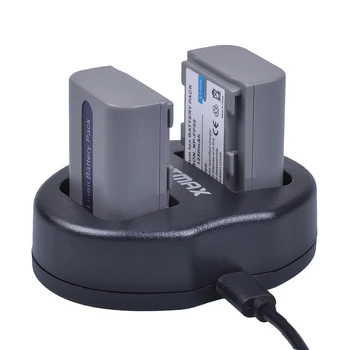 Batmax 1PC 1250mAh NP-FP50 Baterijo Fotoaparata+ USB Dvojni Polnilec za Sony DCR-HC20 DCR-HC21 DCR-HC26 DCR-HC28 HC30