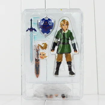 Bojevnik figuric Povezavo Fant z Kokiri Skyward Meč, Ščit Anime Model, Igrače, Darila za Rojstni dan