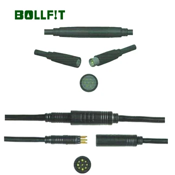 BOLLFIT Julet 7 9 Pin Nepremočljiva Kabel Naravnost Vtič Električne Ebike Podaljšek Priključek za Električni Motornih Koles