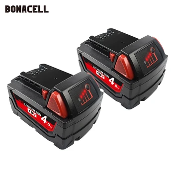 Bonacell 18V 4000 mah Li-ion Baterija za Orodje Milwaukee M18 48-11-1815 48-11-1850 2646-20 2642-21CT Repalcement M18 Baterija L70