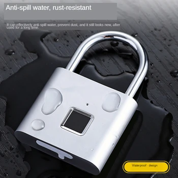 Brez ključa Varnostna vrata Prstnih Zaklepanje Hitro odkleni Cink zlitine kovin Ključavnice USB polnilne smart lock za kovček omare